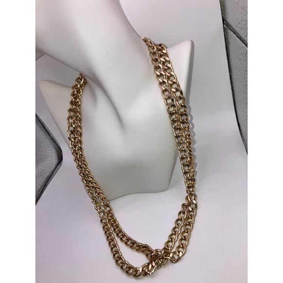 NWOT! Large Bronze Oval Cable 49 3/8" Chain Necklace! - Picture 7 of 11